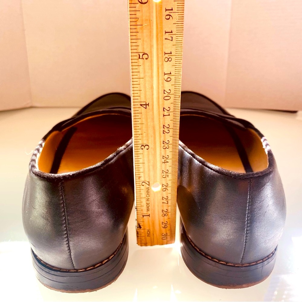 Franco Sarto Black Leather Slip-On Size8 M Bus/casual Comfy Everyday Loafers - Picture 9 of 10